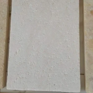 White limestone pavers - rough finish