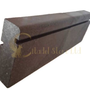 Basalt Curbing. Flagstone edgers that cut from black basalt. They are in natural sawn finish. These products are the best seller at stone supply company near me in Arizona, the United States.