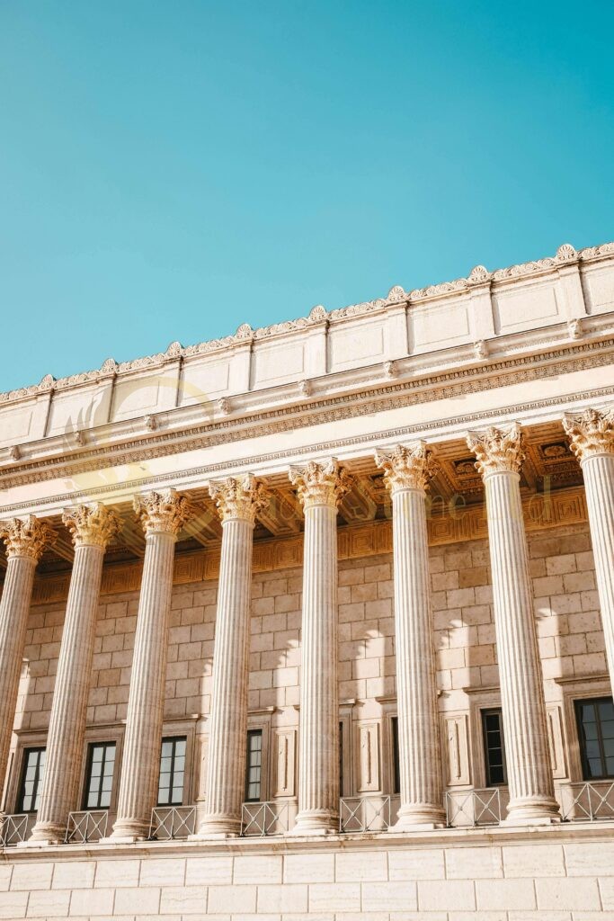Limestone wall & floor tiles.