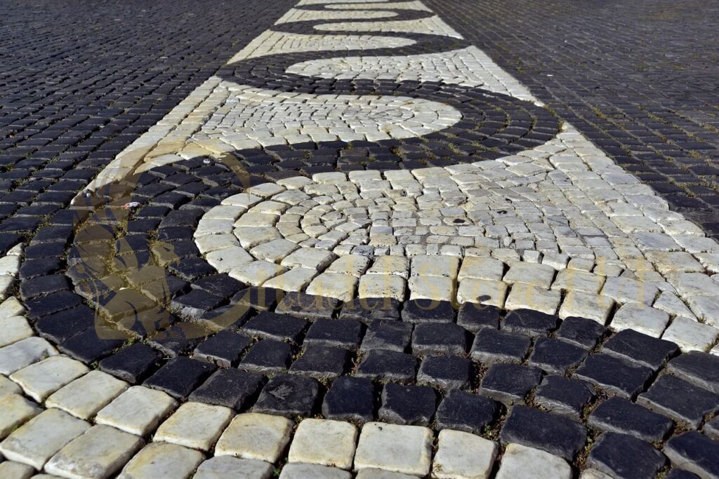 Step into a Storybook Garden The Cobblestone Charm of Edging Your Dreams.