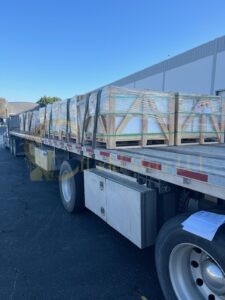 Tailored packing process and enhanced wooden crates for safe delivery across the United States.