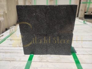 Black basalt cobbles