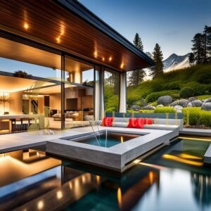 Stone yard showcasing a variety of cut stone for countertops, flooring, and landscaping projects.