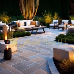 Travertine paver patio in a Tempe, AZ residence