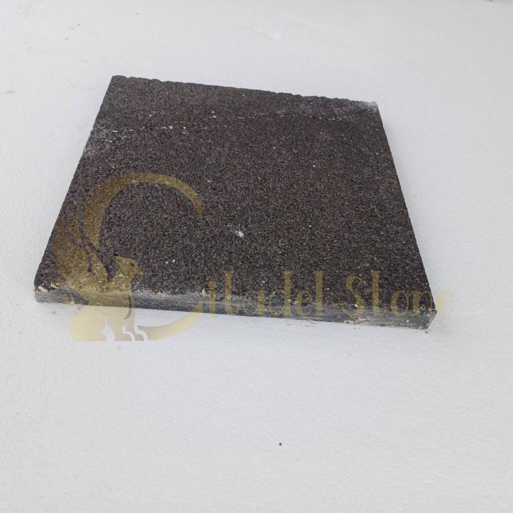 Basalt pavers rough surface