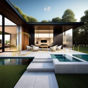 Travertine tiles in the Bahamas. Best natural stones