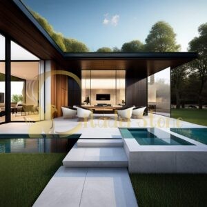 Premium outdoor patio pavers used in Bahamian homes and resorts