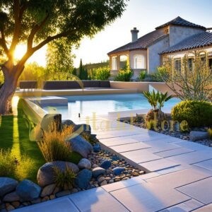 Nassau limestone wall tiles for Bahamian homes, offering elegant outdoor wall features with premium quality.