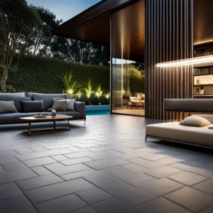 Affordable luxury basalt tiles by Citadel Stone.