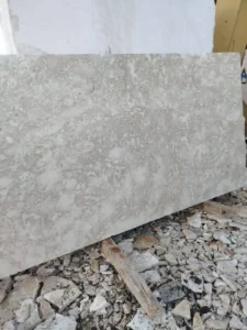 Outdoor patio with Atlantic Shell Stone paving