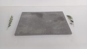 Basalt tile floor installation showcasing 12mm+ thickness