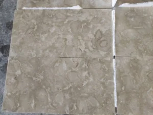 Professional installation of Caribbean Shell Stone panels