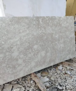 Close-up of oyster shell-based pavers