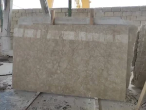 Shells Reef Beige limestone being extracted from a coastal quarry.