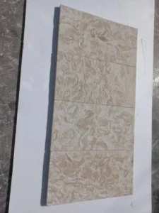 A photo of a completed Shellstone paver installation, such as a patio or walkway