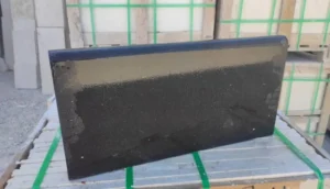 Steps made from natural basalt pavers