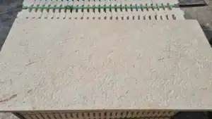 Natural texture of white limestone