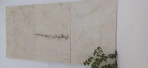 Limestone window sill