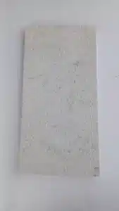 White polished limestone living room floor