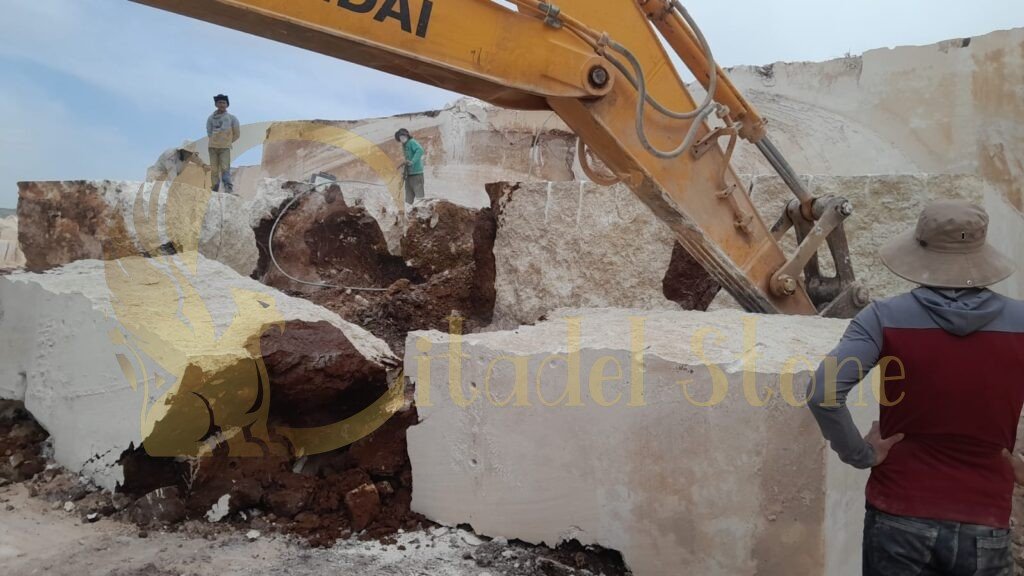 White limestone quarry