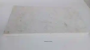 Limestone pavers in a courtyard