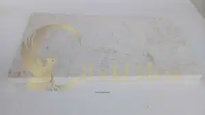 Limestone paver pool deck