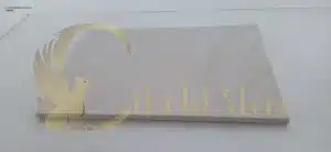 Eco-friendly limestone paver walkway