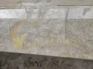 Effect of freeze-thaw cycles on limestone pavers