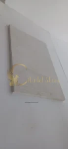 Limestone path at hotel entrance