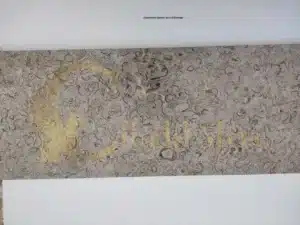 Limestone pavers on a driveway