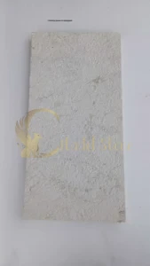 Limestone pavers on dining patio