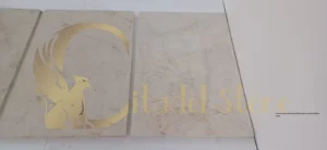 Honed Limra limestone flooring in modern living room