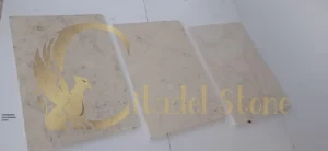 Clearing snow from limestone pavers