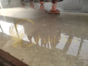 damp mop cleaning limestone floor