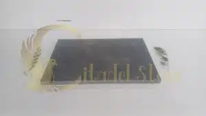 Close-up of basalt pavers