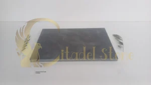 Commercial stone facade installation