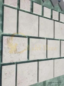 A natural stone supplier expert advising a client on stone selection.