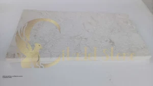 World map with lines connecting stone quarries to distribution centers