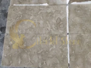 Two differing stone batches side by side