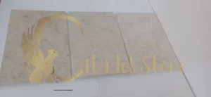 stone wall mock‑up installation