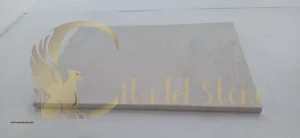 Hand inspecting stone slab