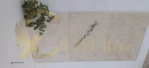 Elegant natural stone bathroom tiles