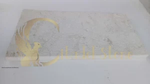 Water flowing through permeable pavers