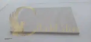 A newly installed paver patio in bright tropical sun