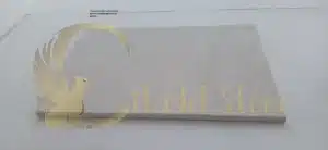 A beautiful, high-end limestone floor in a surprisingly low-cost project