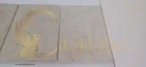 A grand entryway with durable limestone flooring