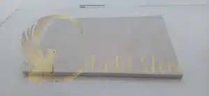 Close-up of the natural, non-slip texture of limestone