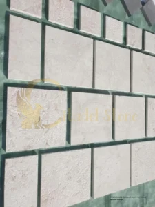 This image showcases a suitable material that resists heat and wear in a local application.