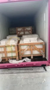 This image symbolizes the logistics and transport emissions component of the carbon footprint.