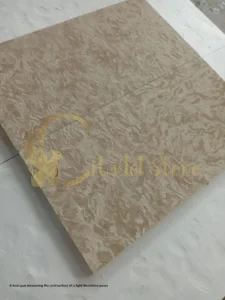 This image highlights the crucial thermal benefit of the stone in intense heat.